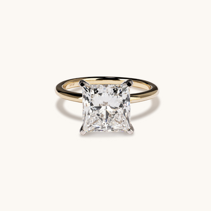 Princess Lab Diamond Solitaire Engagement Ring - Happy Jewelers Fine Jewelry Lifetime Warranty