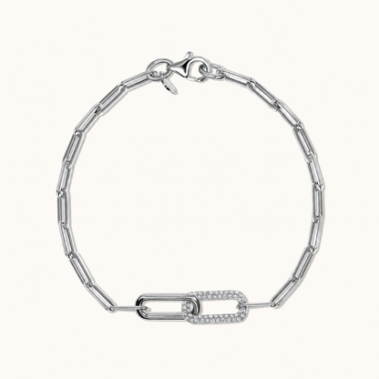 Solo Diamond Link Bracelet