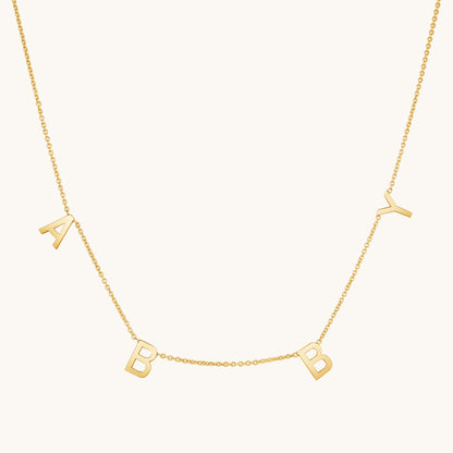 Spaced Name Necklace - Happy Jewelers Fine Jewelry Lifetime Warranty