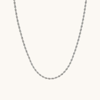 Men's Silver Rope Chain - Happy Jewelers Fine Jewelry Lifetime Warranty