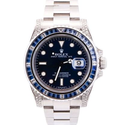 Rolex Submariner 40mm Blue Dial Watch Ref# 116610 - Happy Jewelers Fine Jewelry Lifetime Warranty