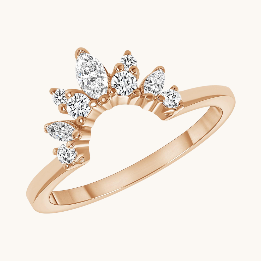 Sunburst Diamond Ring