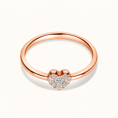 The Love Note Diamond Heart Promise Ring