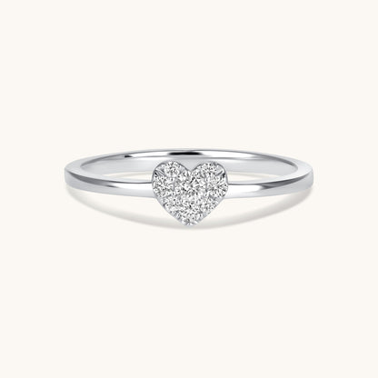 The Love Note Diamond Heart Promise Ring