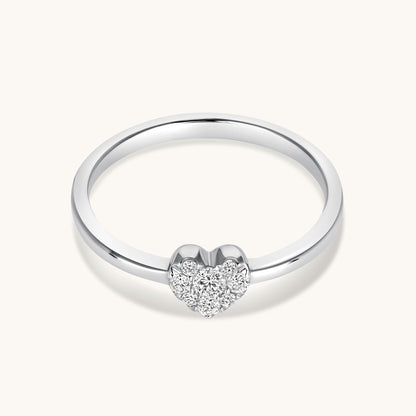 The Love Note Diamond Heart Promise Ring