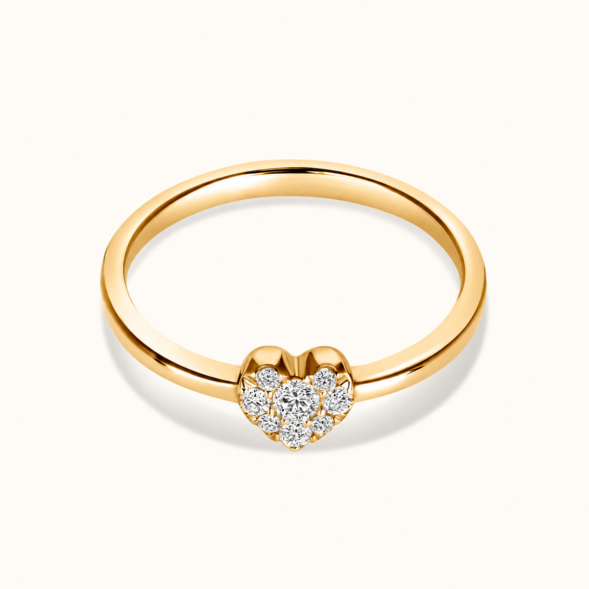 The Love Note Diamond Heart Promise Ring