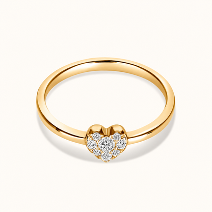 The Love Note Diamond Heart Promise Ring