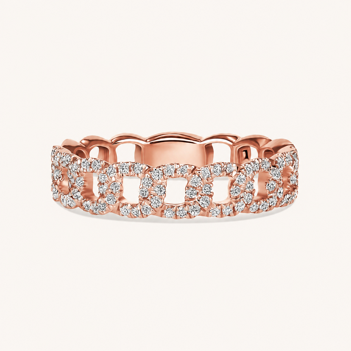 The Mia Diamond Chain Ring