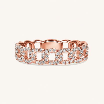 The Mia Diamond Chain Ring