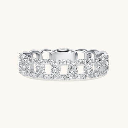 The Mia Diamond Chain Ring