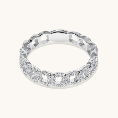The Mia Diamond Chain Ring