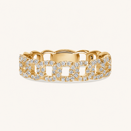 The Mia Diamond Chain Ring