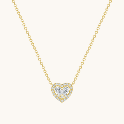 The Perfect Pear Diamond Heart Necklace - Happy Jewelers Fine Jewelry Lifetime Warranty