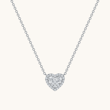 The Perfect Pear Diamond Heart Necklace - Happy Jewelers Fine Jewelry Lifetime Warranty