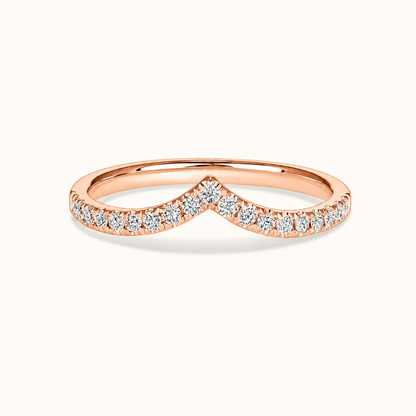 The Vivi Chevron Diamond Band