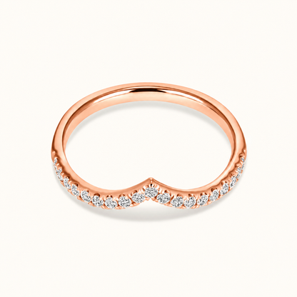 The Vivi Chevron Diamond Band