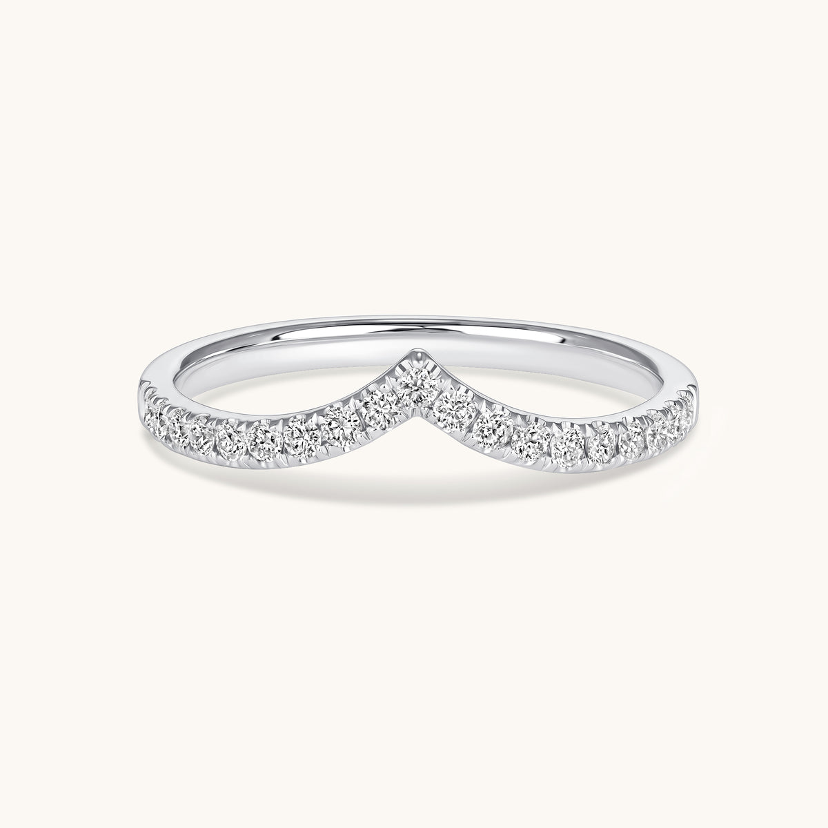 The Vivi Chevron Diamond Band