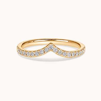 The Vivi Chevron Diamond Band