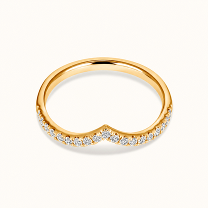 The Vivi Chevron Diamond Band