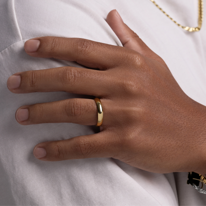 The Classic Gold Wedding Band - Happy Jewelers Fine Jewelry Lifetime Warranty