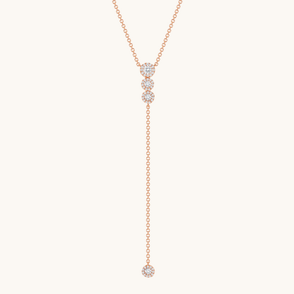 The Eloise Diamond Lariat Necklace - Happy Jewelers Fine Jewelry Lifetime Warranty