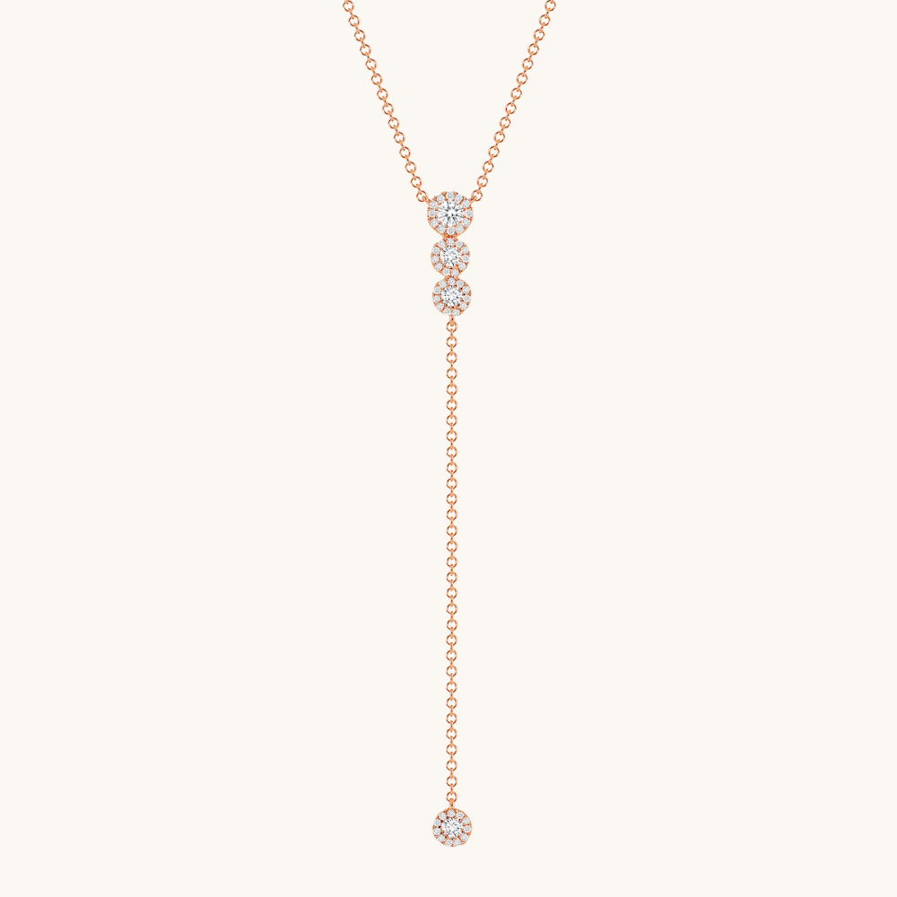 The Eloise Diamond Lariat Necklace