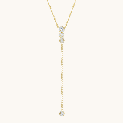 The Eloise Diamond Lariat Necklace - Happy Jewelers Fine Jewelry Lifetime Warranty