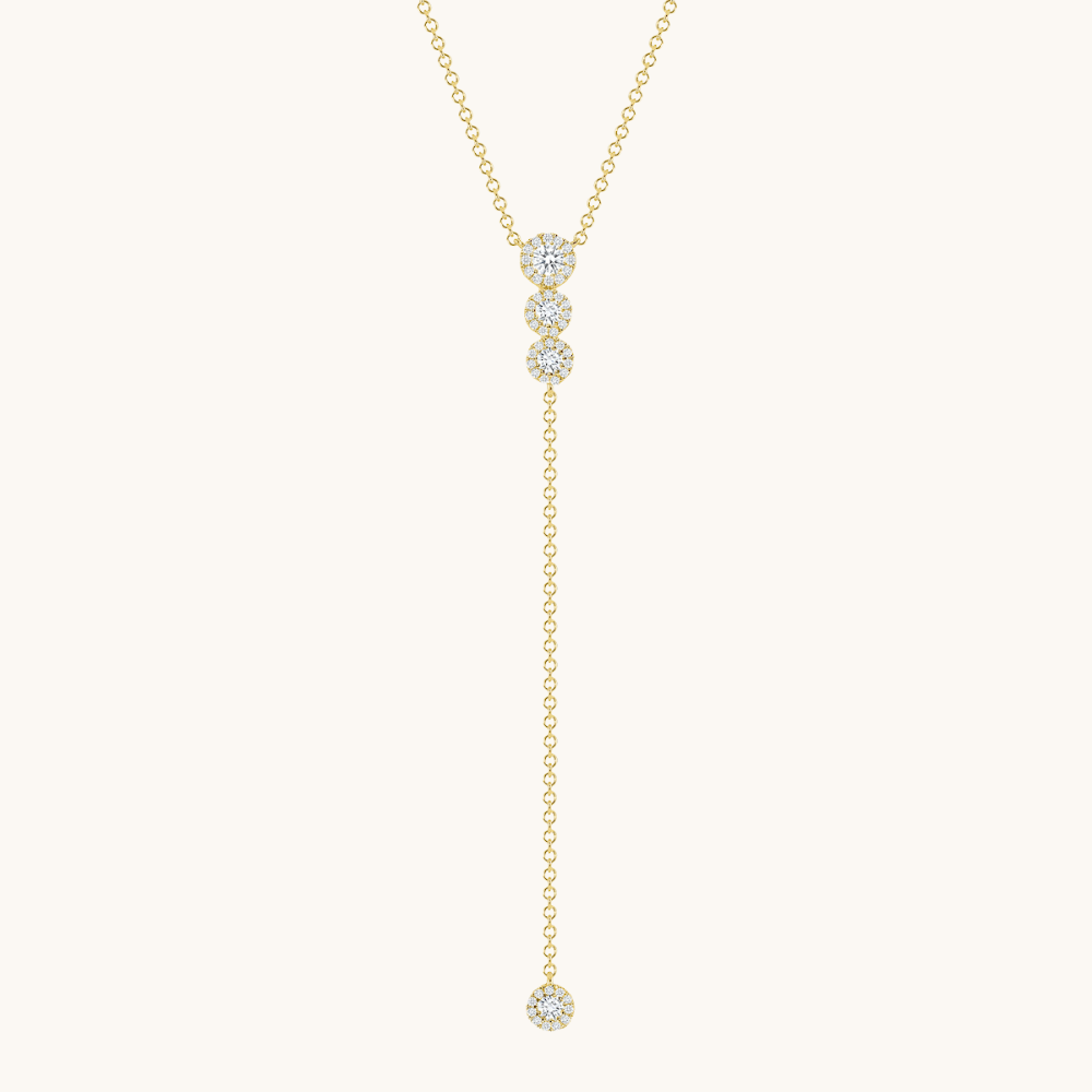 The Eloise Diamond Lariat Necklace