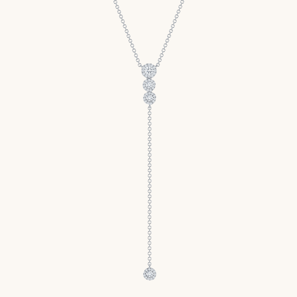 The Eloise Diamond Lariat Necklace