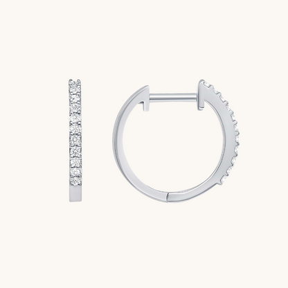 The Hazel Huggie Earrings - Happy Jewelers Fine Jewelry Lifetime Warranty