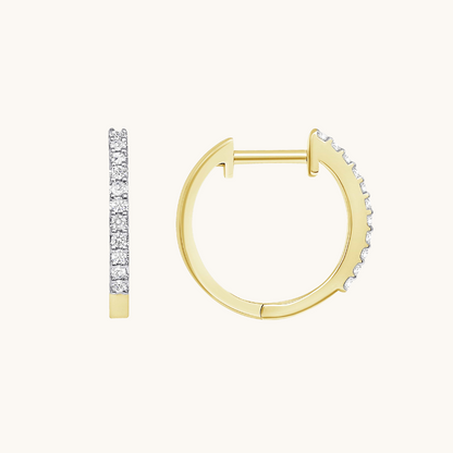 The Hazel Huggie Earrings - Happy Jewelers Fine Jewelry Lifetime Warranty