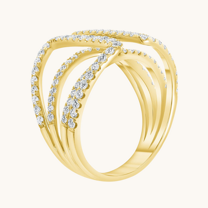 The Janice Diamond Cocktail Ring - Happy Jewelers Fine Jewelry Lifetime Warranty