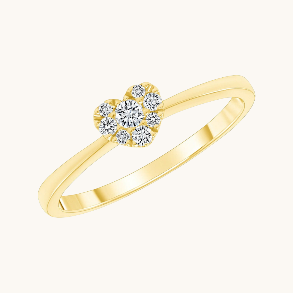 The Love Note Diamond Heart Promise Ring