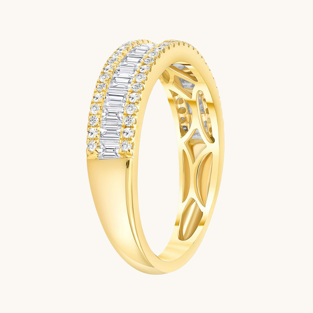 The Mandy Diamond Band - Happy Jewelers Fine Jewelry Lifetime Warranty