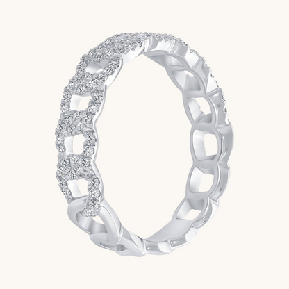 The Mia Diamond Chain Ring - Happy Jewelers Fine Jewelry Lifetime Warranty