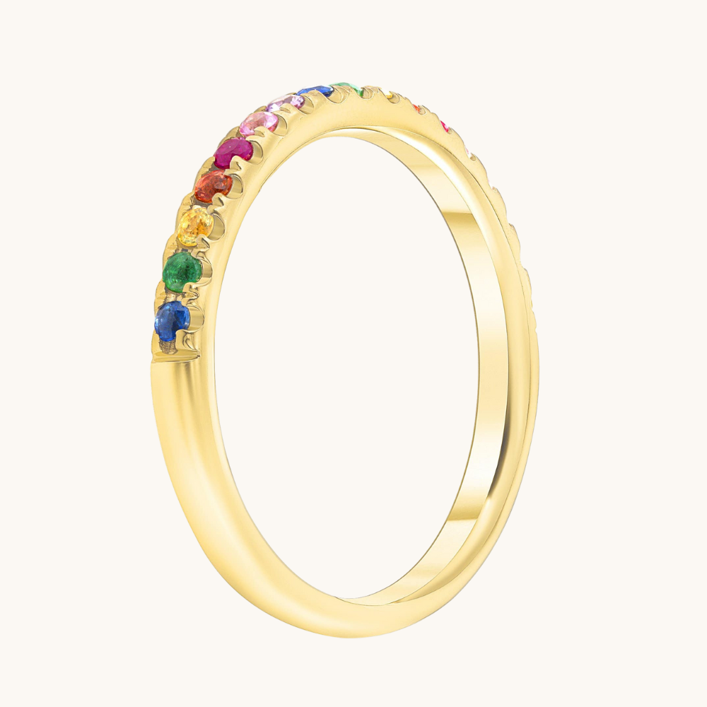 The Rainbow Ring - Happy Jewelers Fine Jewelry Lifetime Warranty
