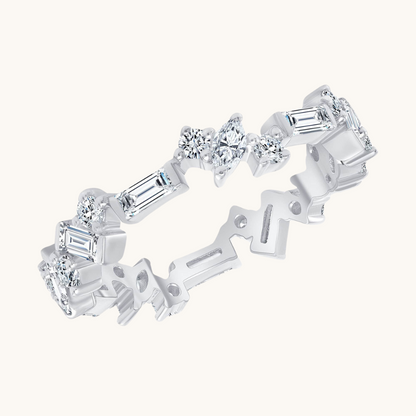 The Small Multi-Diamond Band - Happy Jewelers Fine Jewelry Lifetime Warranty