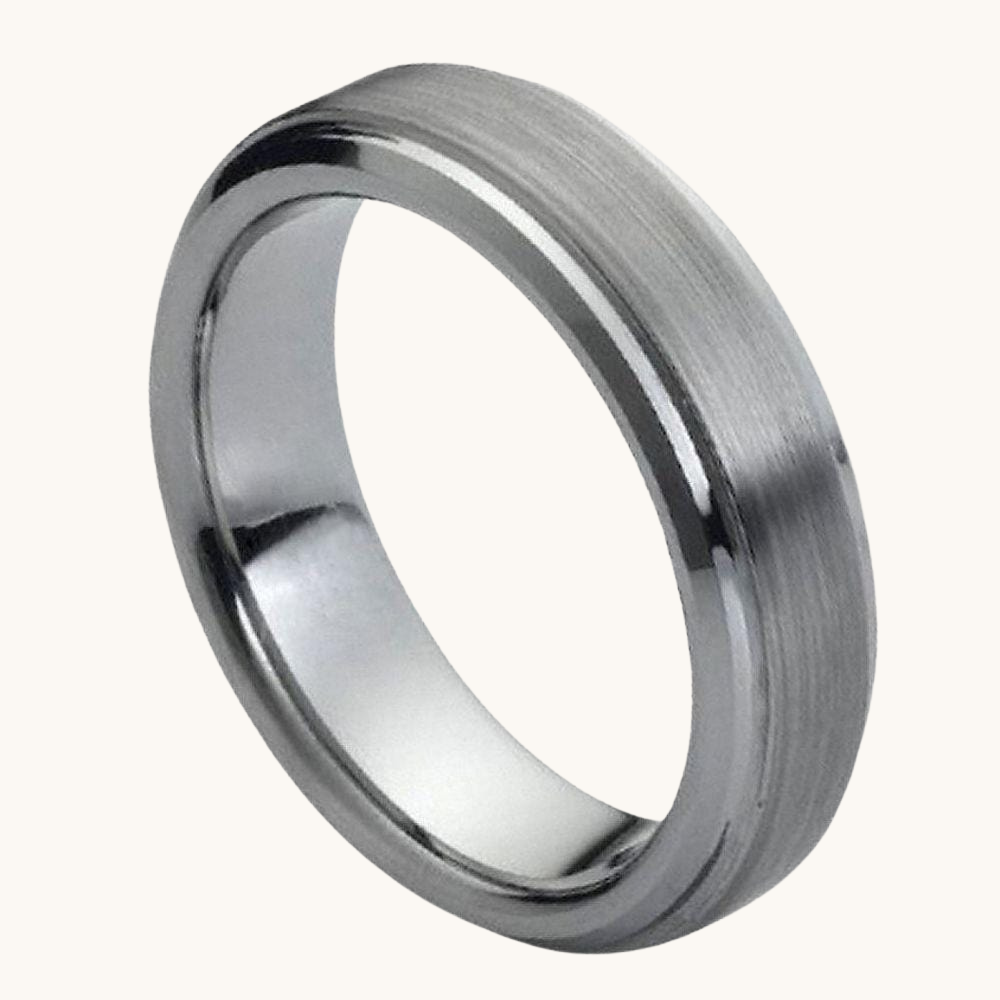 Thin Brushed Tungsten Band - Happy Jewelers Fine Jewelry Lifetime Warranty