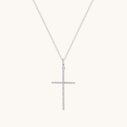 Thin Diamond Cross Necklace - Happy Jewelers Fine Jewelry Lifetime Warranty