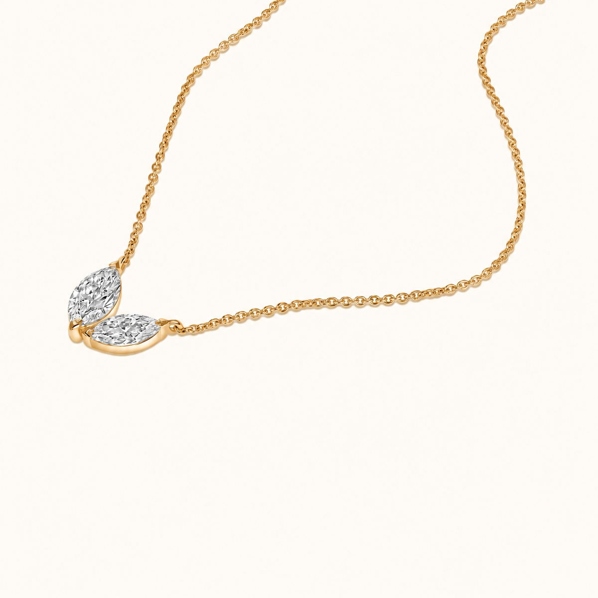 Toi et Moi Diamond Necklace