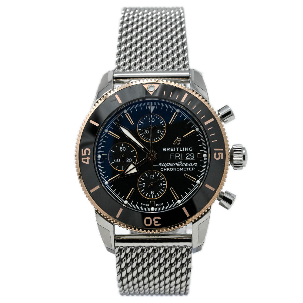 Breitling Superocean 44mm Black Dial Watch Ref# U13313 - Happy Jewelers Fine Jewelry Lifetime Warranty