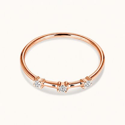 Un Deux Trois Diamond Ring