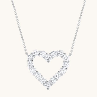 Diamond Heart Pendant Necklace - Happy Jewelers Fine Jewelry Lifetime Warranty