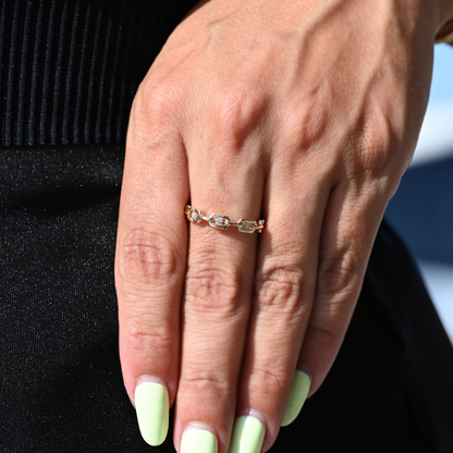 Floating Diamond Eternity Band - Happy Jewelers Fine Jewelry Lifetime Warranty