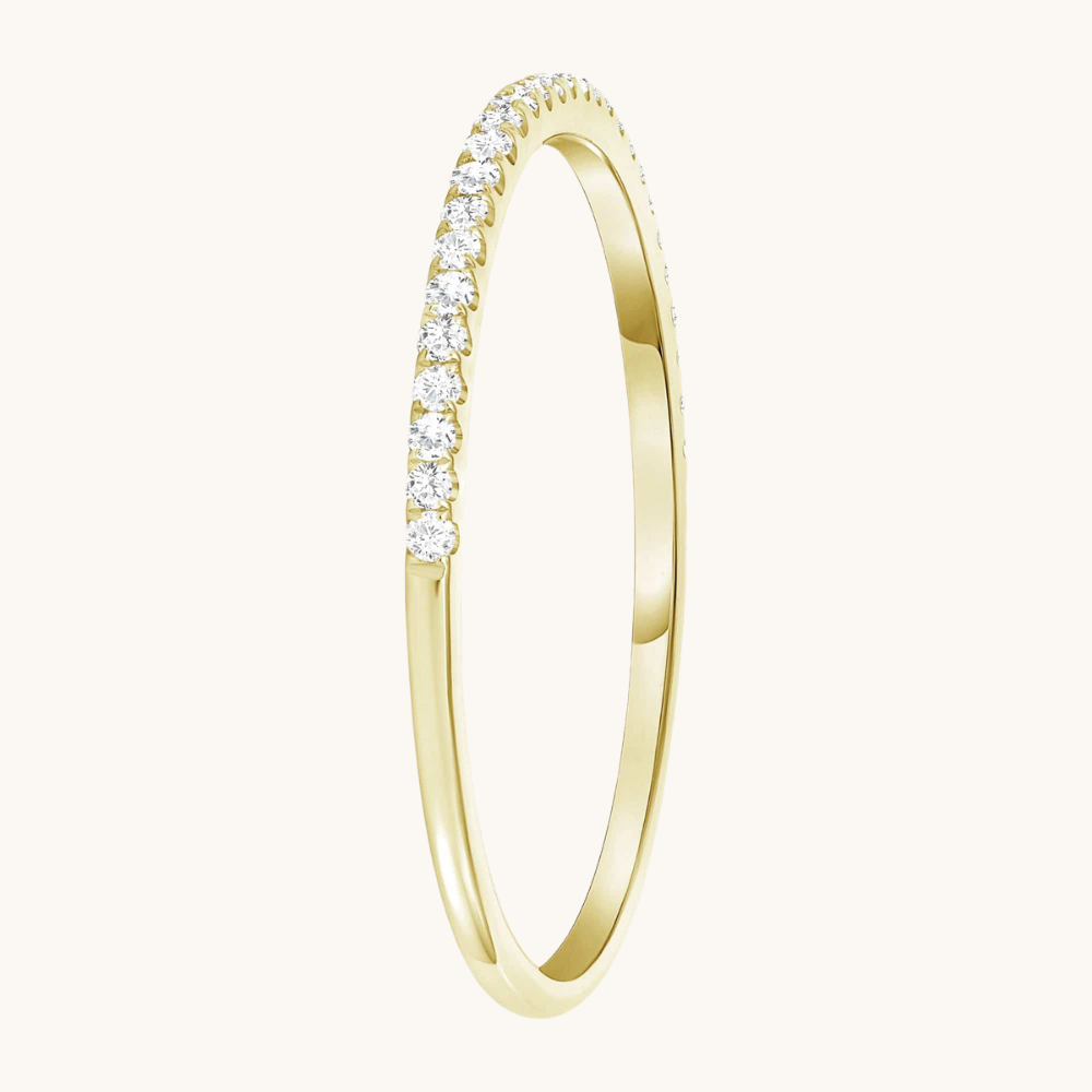 Petite Halfway Diamond Band