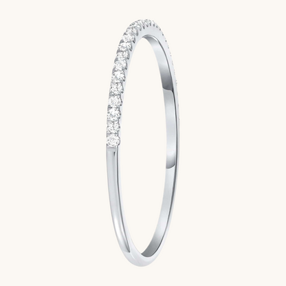 Petite Halfway Diamond Band - Happy Jewelers Fine Jewelry Lifetime Warranty