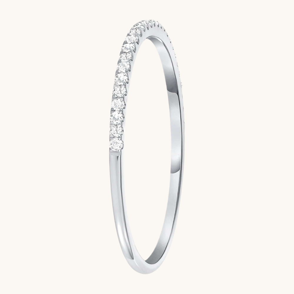 Petite Halfway Diamond Band