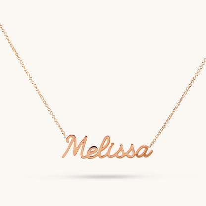 Classic Cursive Name Necklace - Happy Jewelers Fine Jewelry Lifetime Warranty