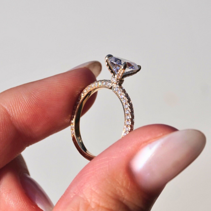 1.57 Pear Lab Diamond Engagement Ring - Happy Jewelers Fine Jewelry Lifetime Warranty