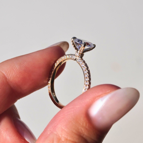 1.57 Pear Lab Diamond Engagement Ring - Happy Jewelers Fine Jewelry Lifetime Warranty